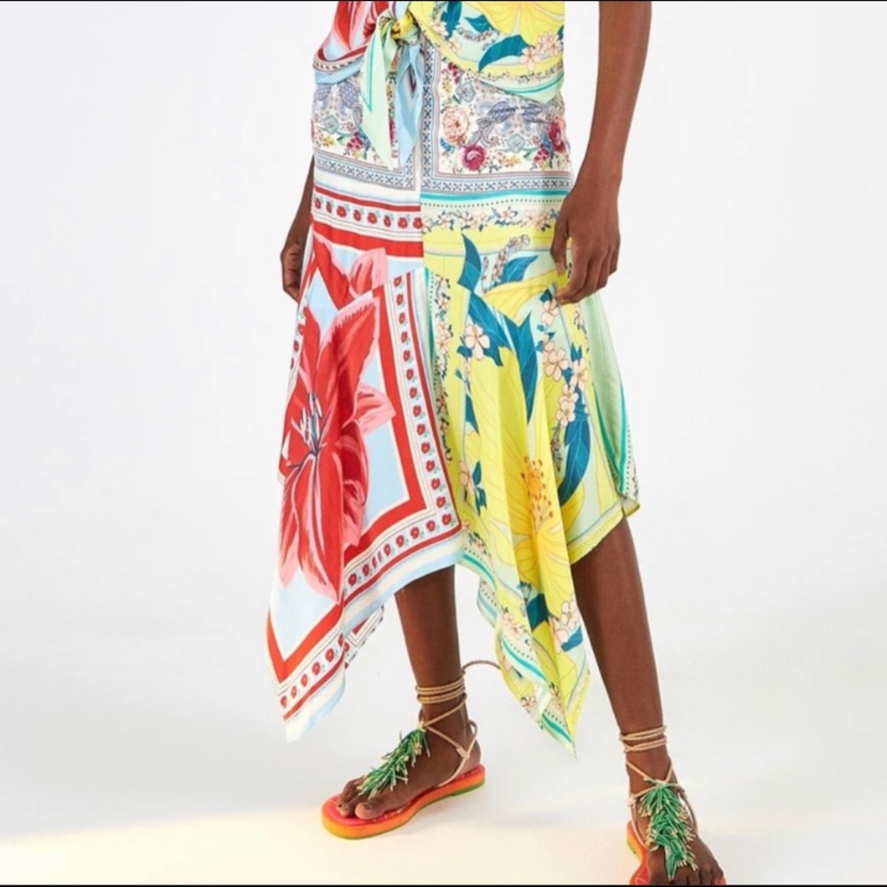 Farmrio Azalea Midi Skirt